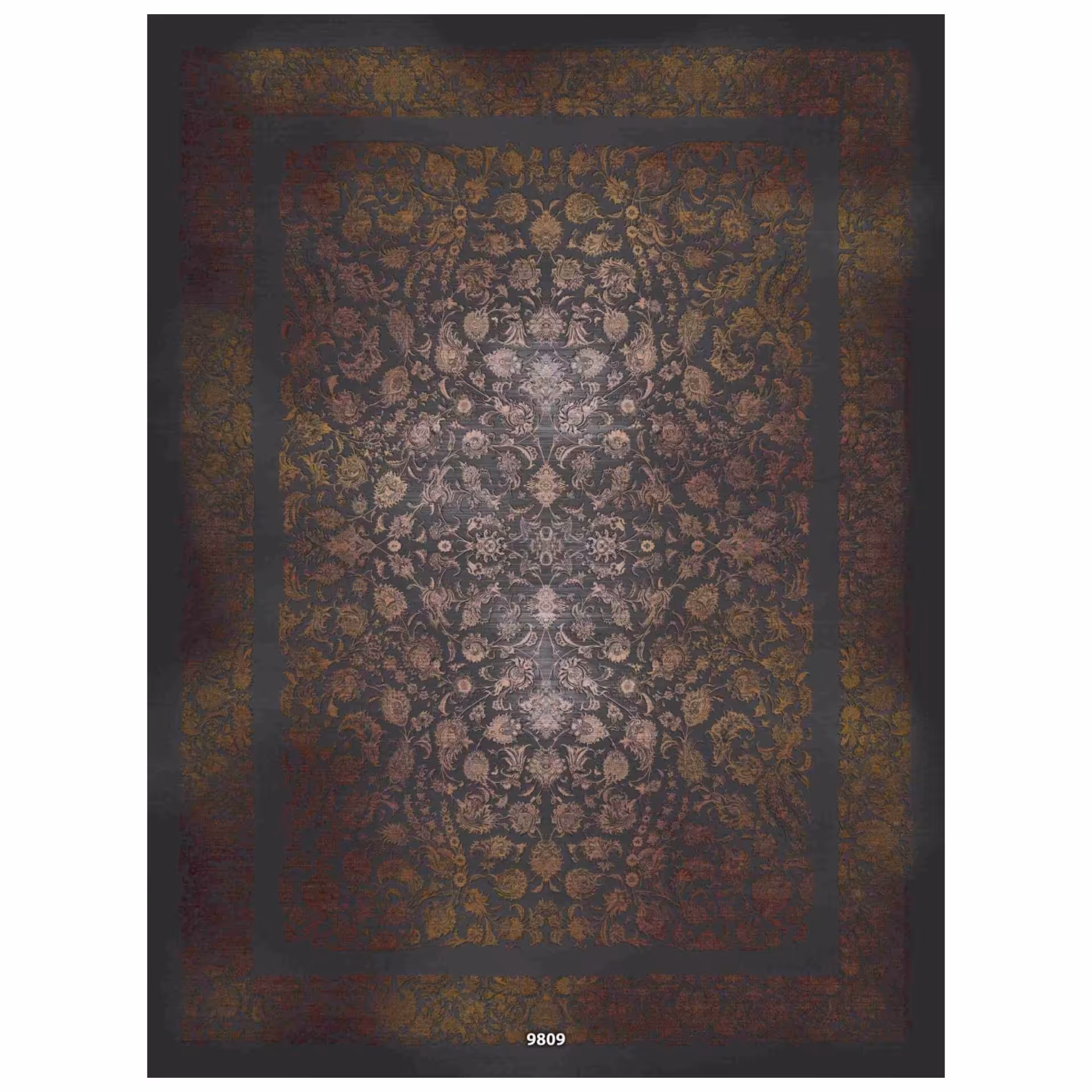 فرش وینتیج 6 متری 1200 شانه کد H9809