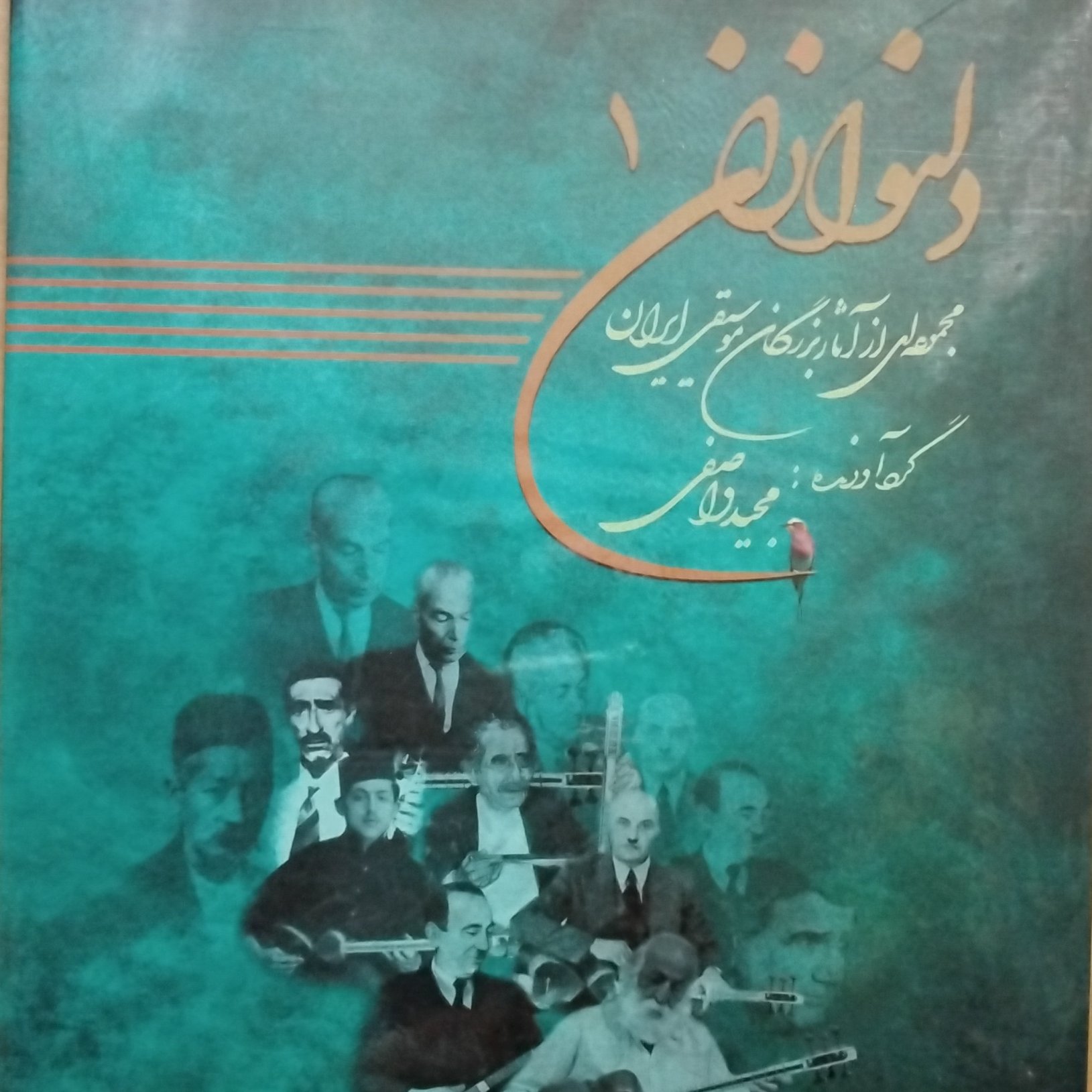 مجموعه کتابهای دلنوازان ، مجموعه ای از آثار بزرگان موسیقی ایران گردآورنده مجید واصفی به همراه سی دی