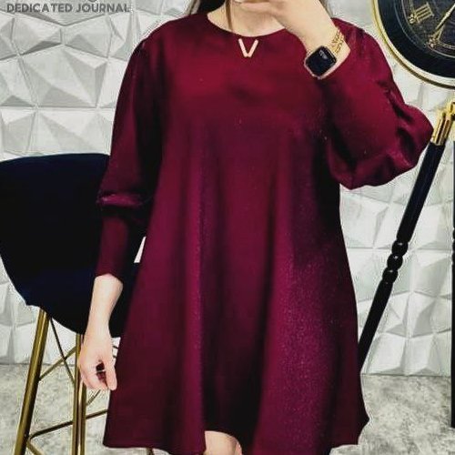 تونیک مجلسی پرنسسی.سایزبندی فریسایز(38الی52). جنس لمه شاین