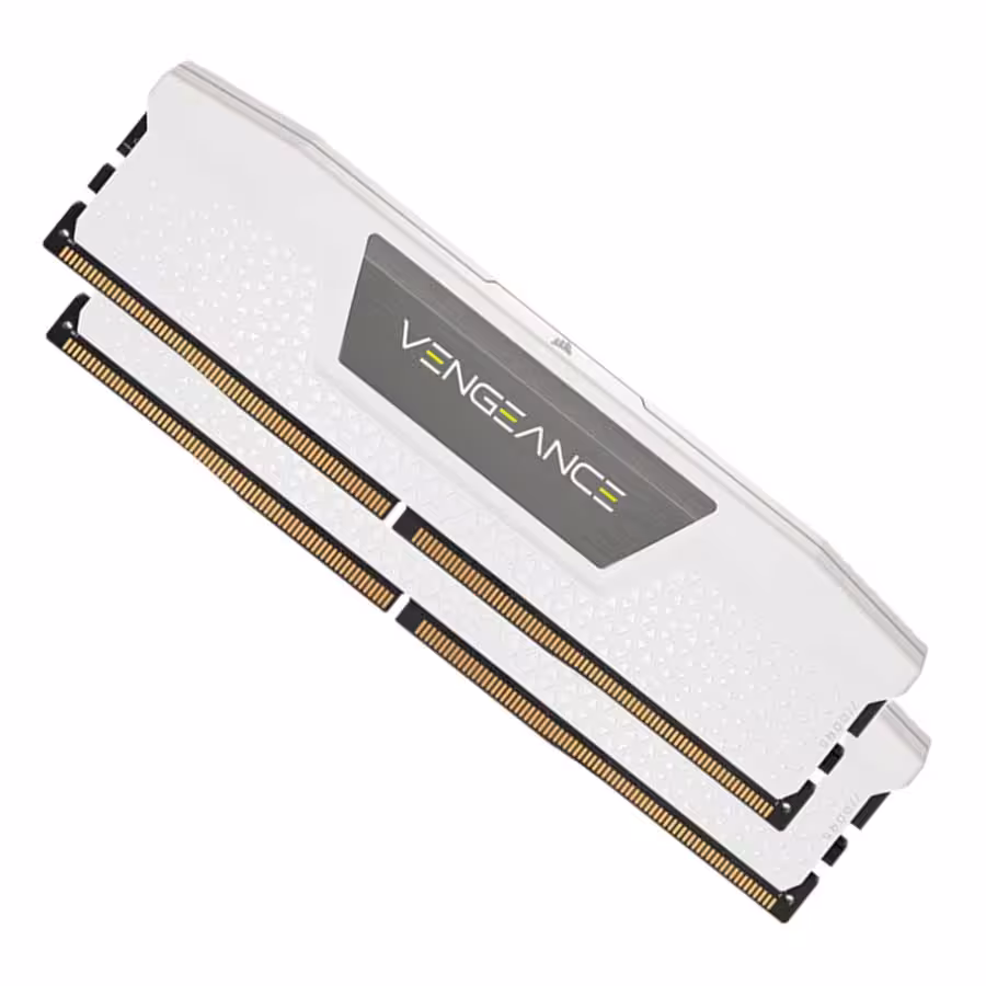 قیمت و خرید رم کورسیر مدل VENGEANCE White 32GB Dual 5200MHz CL40 DDR5 | یاس ارتباط