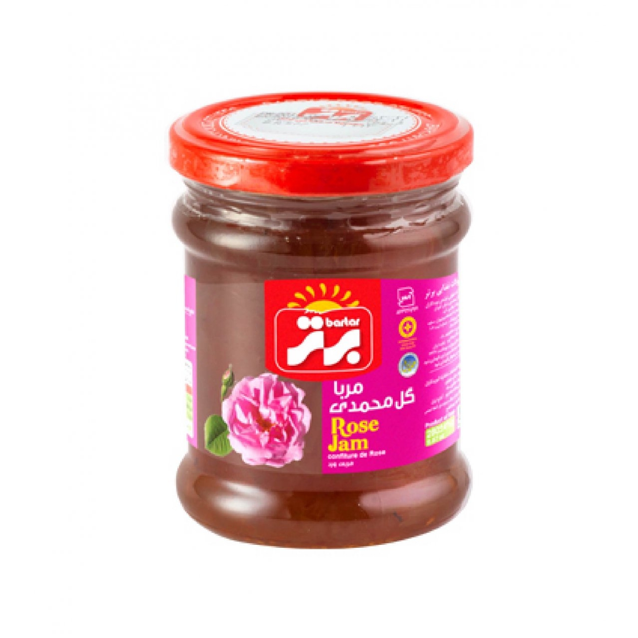 مربا گل 280 گرم شیشه برتر