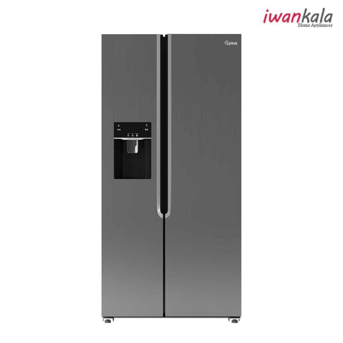 یخچال وفریزر ساید بای ساید آبریز و یخساز اتومات مدل GSS-P763 W گارانتی مادیران