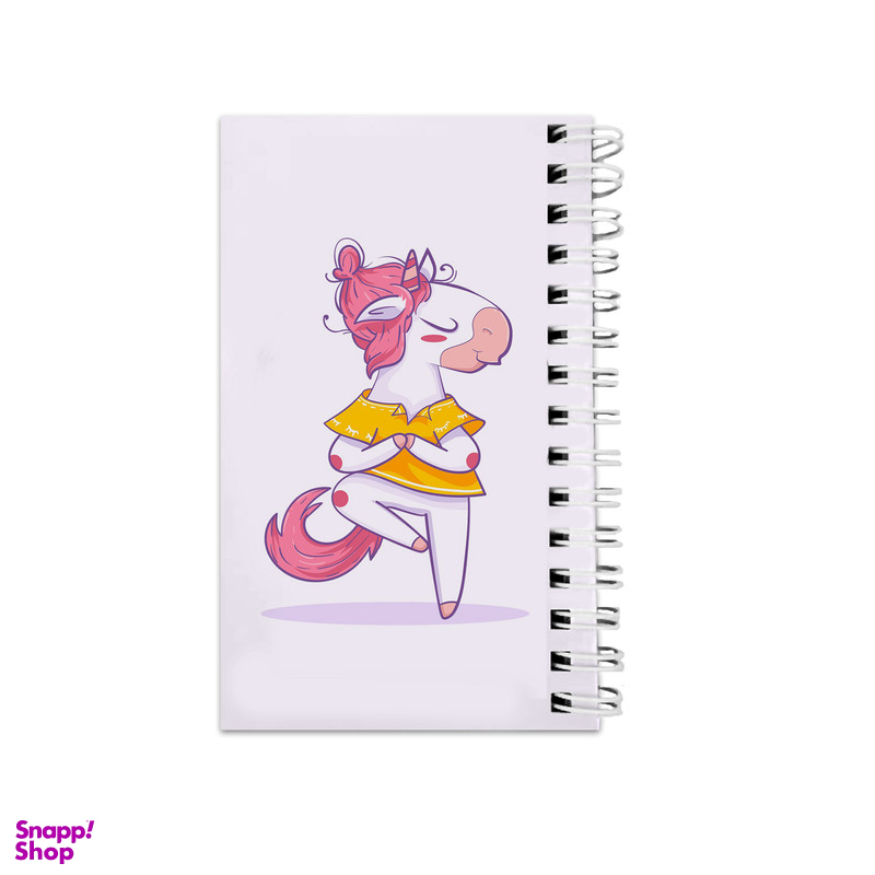 دفترچه یادداشت ۶۴ برگ مدل To Do List طرح یونیکورن کد bambi25602