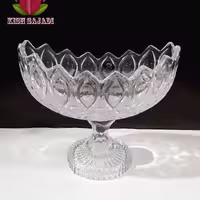 کشکول پایه دار سایز بزرگ بلور آنجلیکا نیو درجه یک