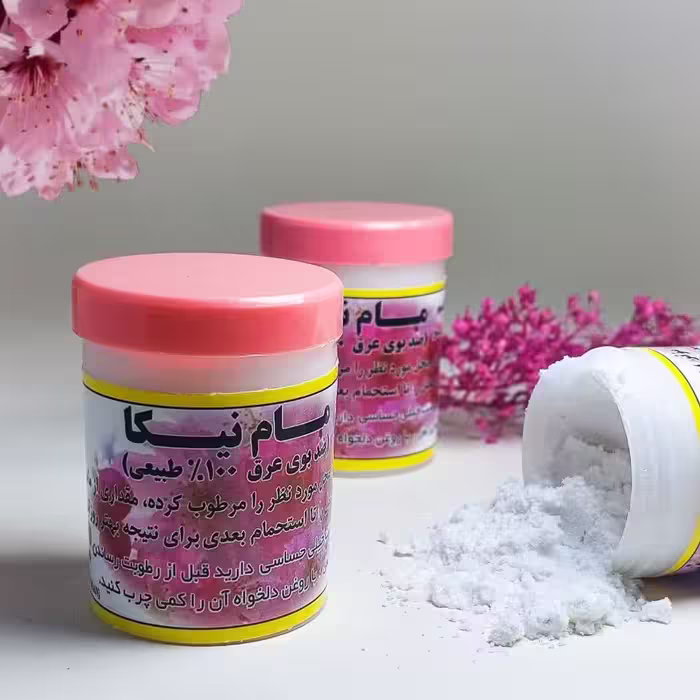 مام پودری با عطر طبیعی همیشه بهار