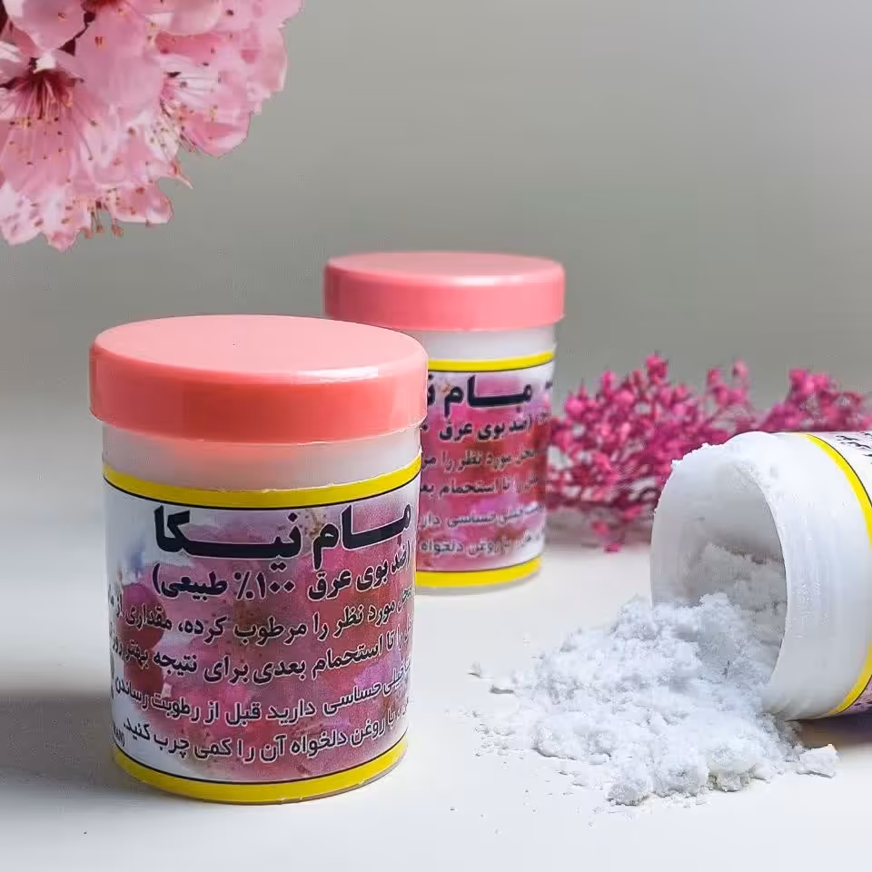 مام پودری با عطر طبیعی همیشه بهار