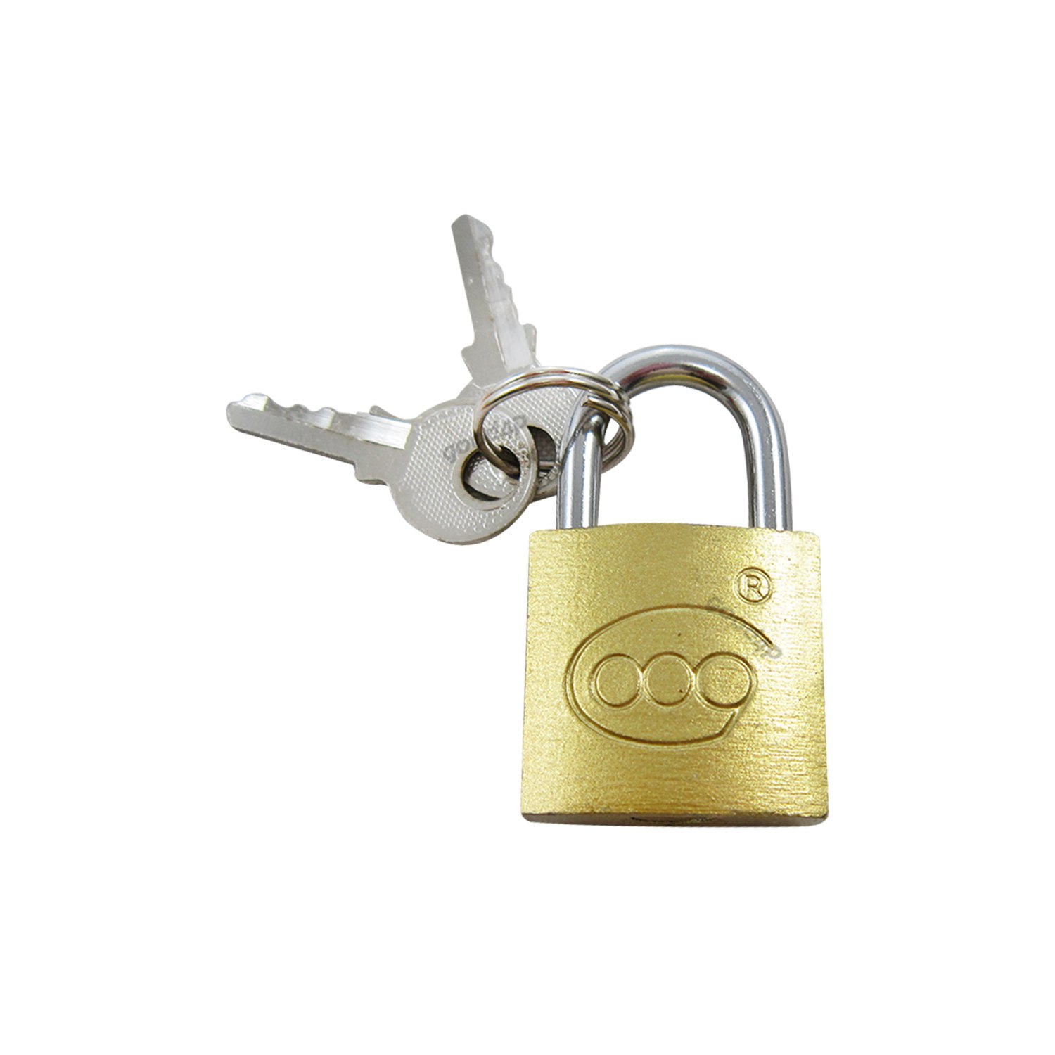 قفل آویز طرح برنجی سایز 25 TRI COIKUR