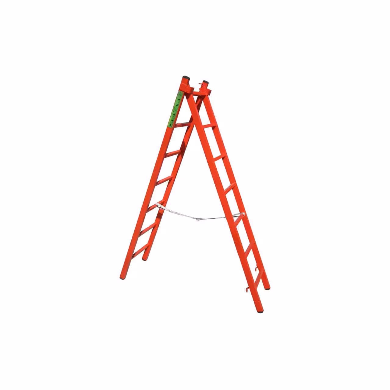 نردبان مخابراتی آهنی 4 متری 14 پله دو تکه مدل پامچال آلوم راد