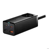 قیمت و خرید شارژر رومیزی 4 پورت بیسوس مدل GaN3 Pro PSZM000901 65W | یاس ارتباط