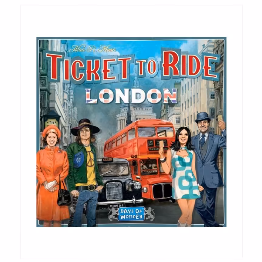 بردگیم یا بازی رومیزی بلیت حرکت نسخه لندن (Ticket to Ride  London)