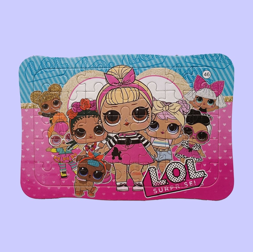 پازل رحلی پشت وایت روزبه هانی دخترانه لیلیا