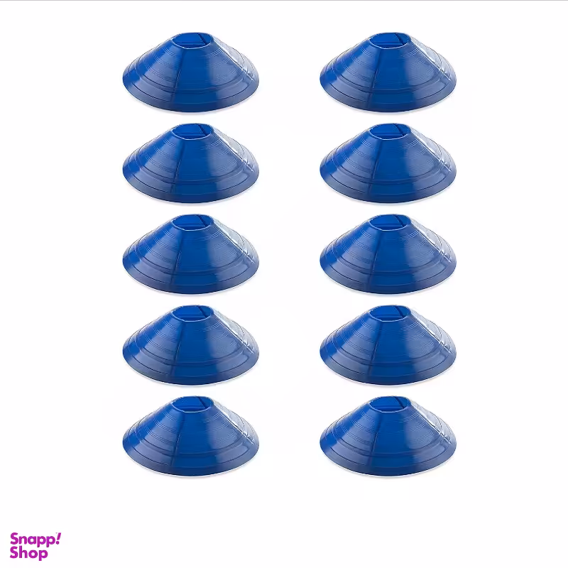 مانع تمرین فوتبال مدل ژله ای نشکن Cones 2023 مجموعه 10 عددی