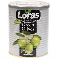 زیتون سبز  لوراس  قوطی  795 گرمی  Loras