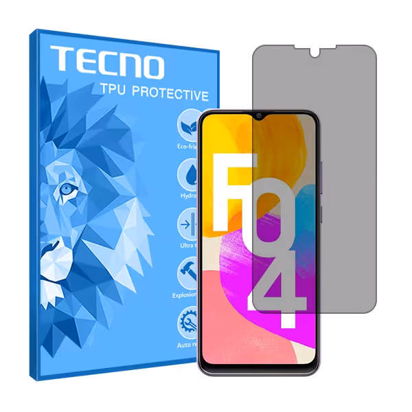 گلس سامسونگ Galaxy F04 مدل پرایوسی برند تکنو کد S