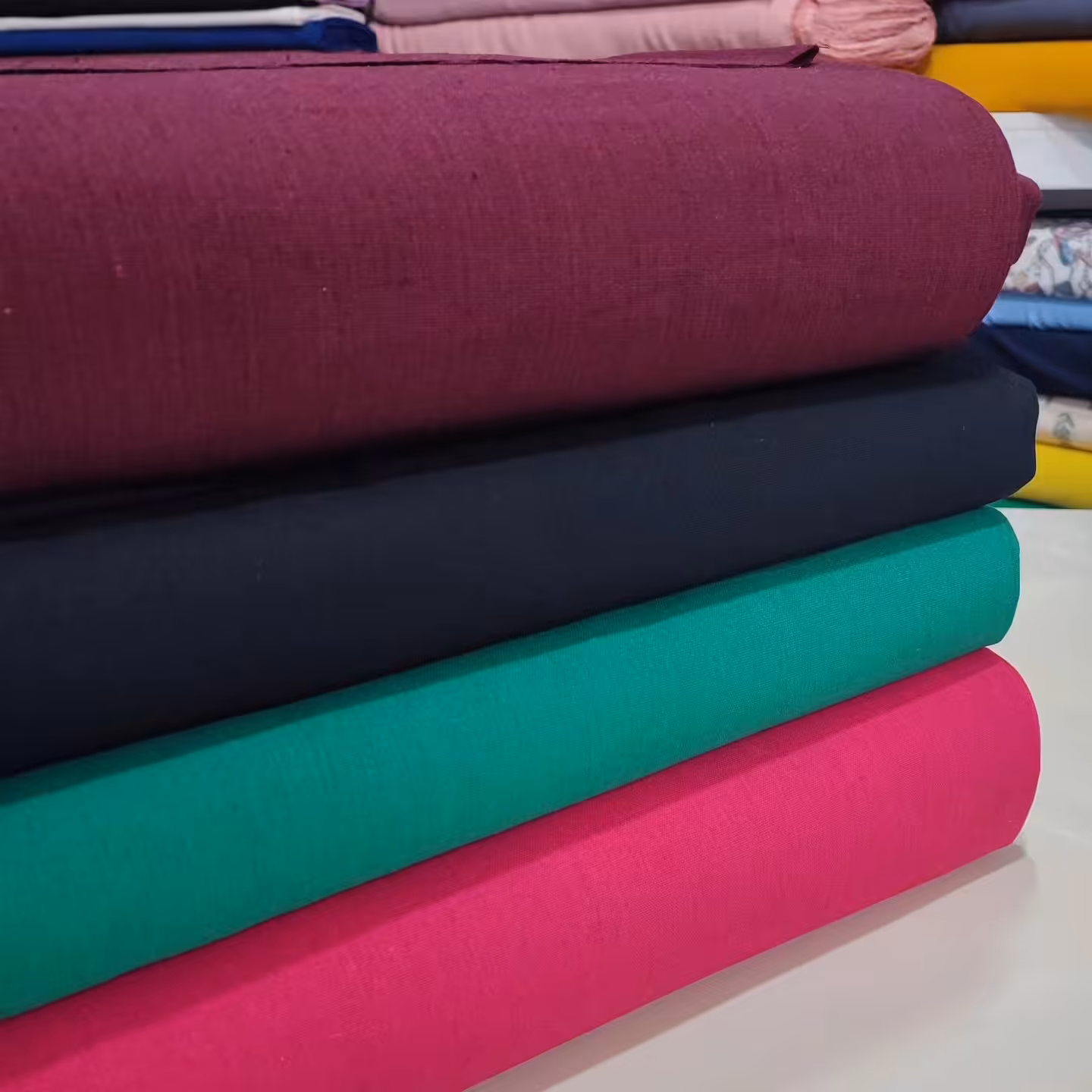 پارچه لینن نچرال  رنگبندی