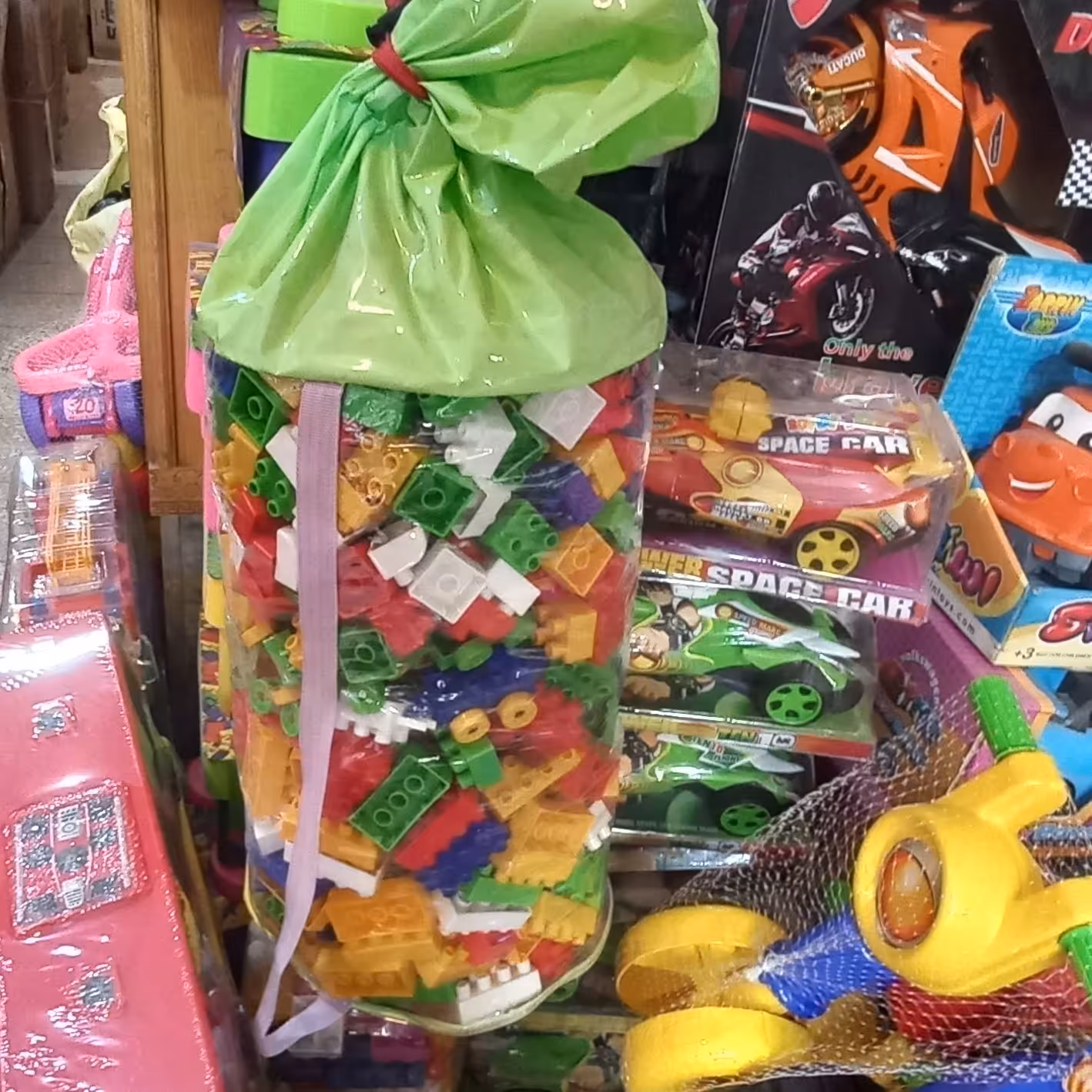 لگو کیسه ای سایز بزرگ 600 قطعه 