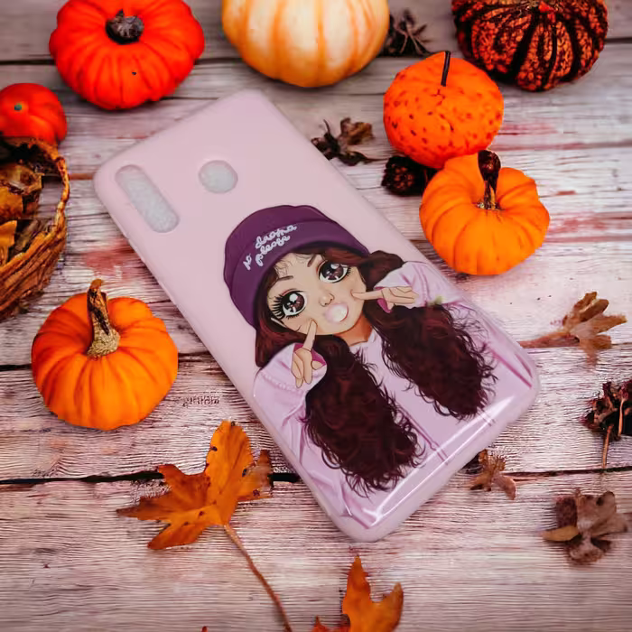 کاور طرحدار ژله ای دخترونه مناسب برای گوشی موبایل Samsung Galaxy M30