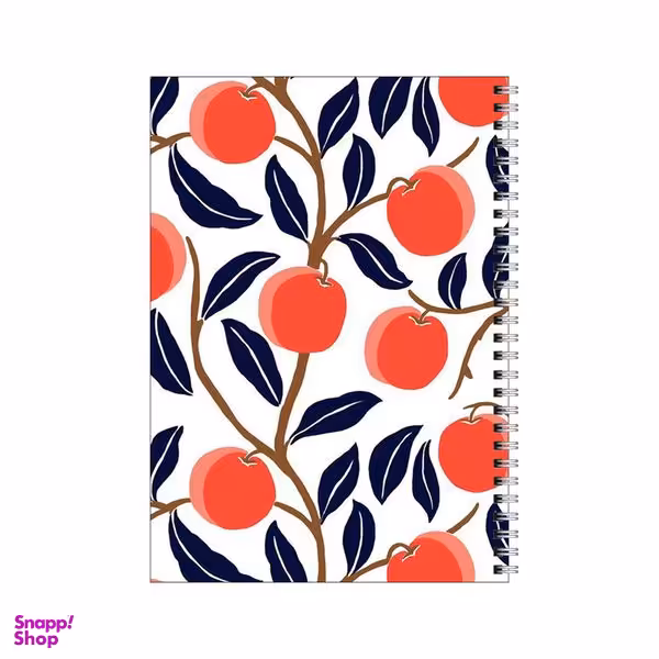 دفتر مشق 50 برگ بامبیلیپ طرح پترن درخت هلو کد 8682022