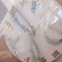 ساعت وتابلو رزین سفارشی