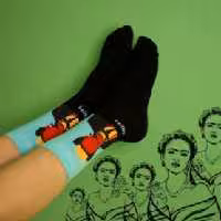 جوراب فریدا ساقدار نخ پنبه فری سایز