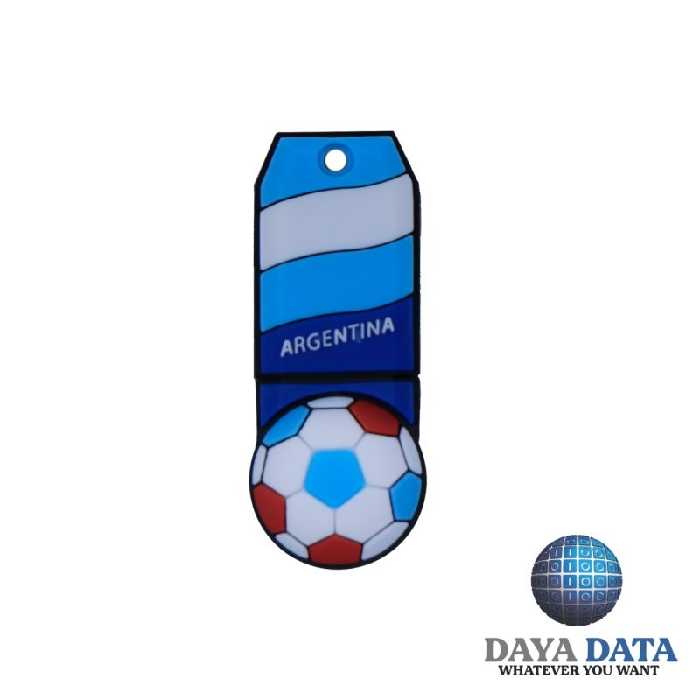 فلش مموری فانتزی دایا دیتا  پرچم آرژانتین  مدل PS1011-3 ظرفیت32GB -USB2 