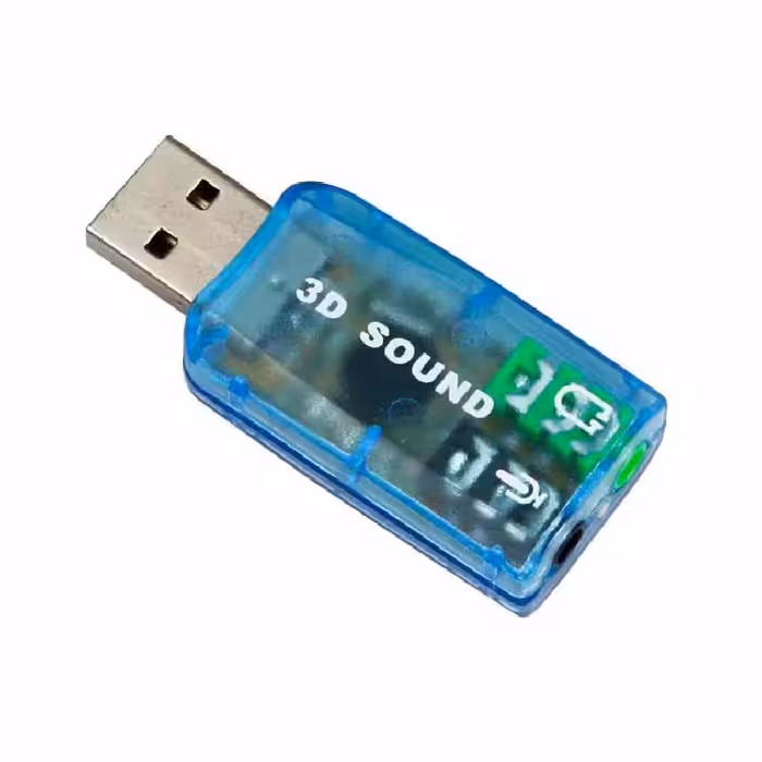 خرید کارت صدا USB مدل 5.1 کاناله فری Drive با بهترین قیمت