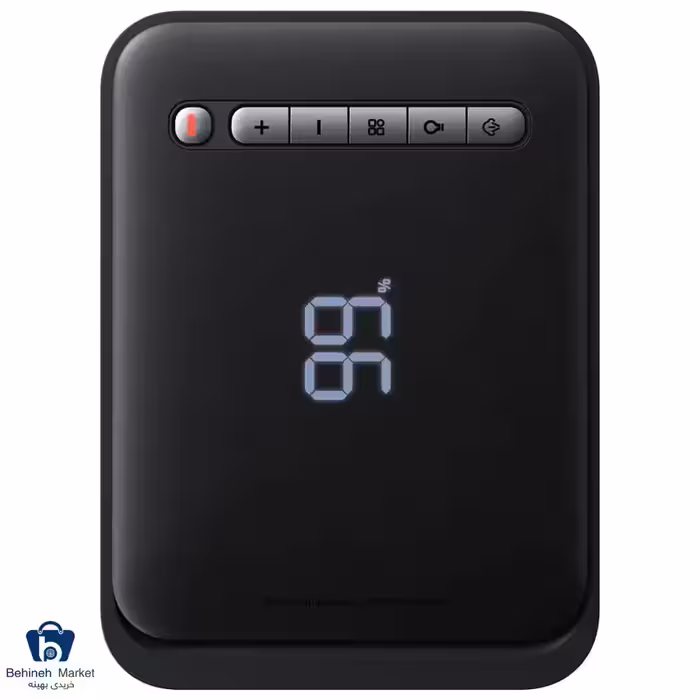 پاوربانک، کمپرسور باد و جامپ استارتر باتری ماشین باسئوس مدل Super Energy CGCN000001 ظرفیت 8000 میلی آمپر ساعت