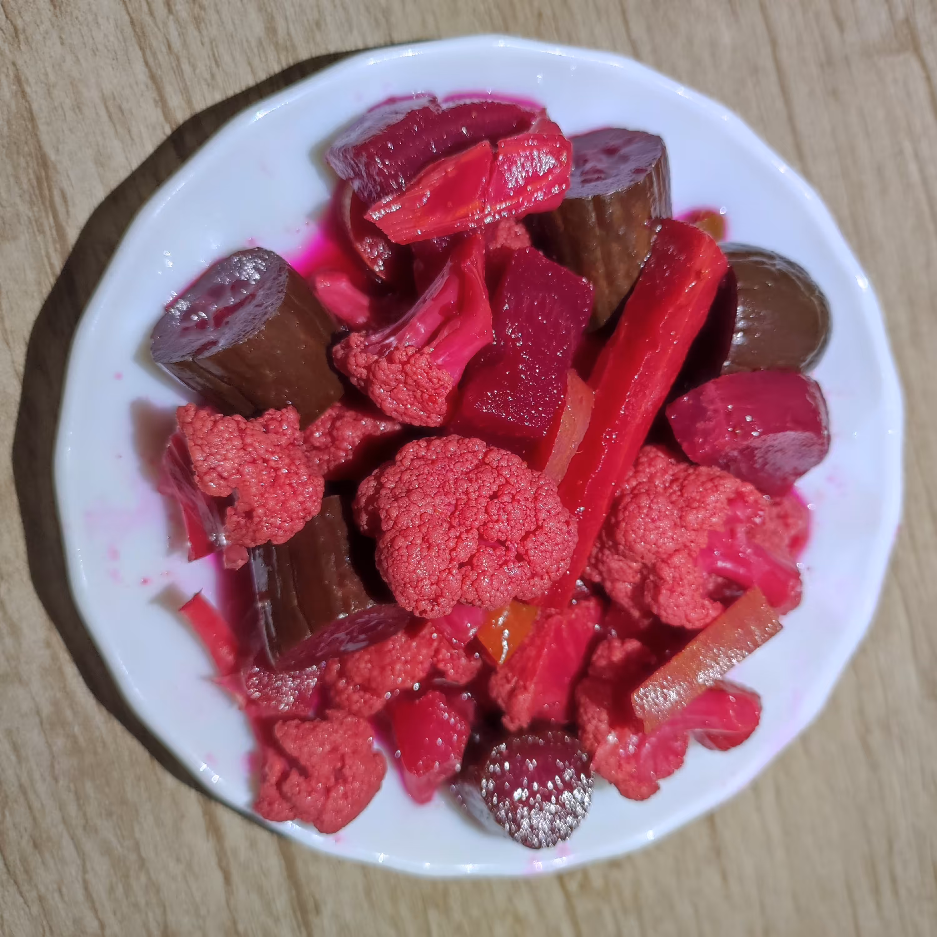 ترشی مخلوط چغندر