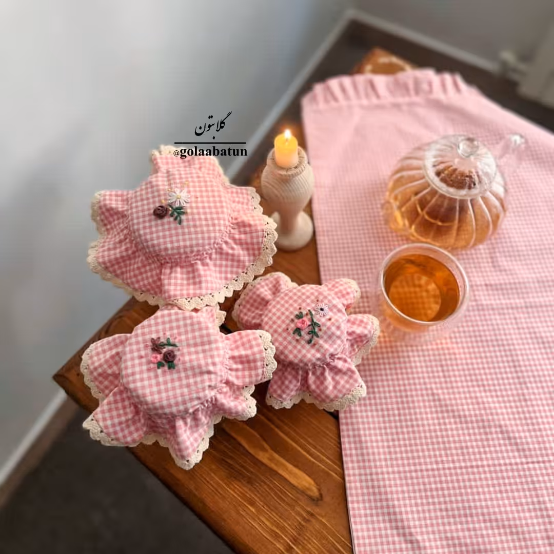 درپوش شیشه گلدوزی شده با جنس عالی