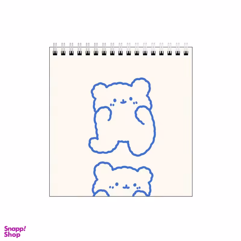 دفتر طراحی بامبیلیپ طرح خرس خرسی کد 3825856