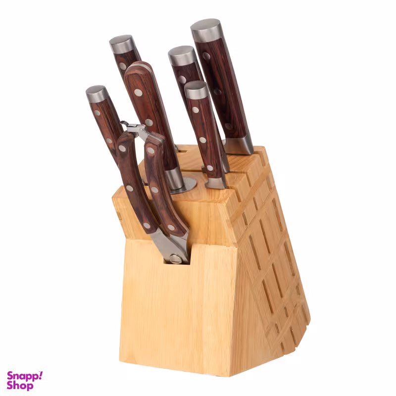 سرویس چاقو 8 پارچه جی ام زد مدل kwb-26