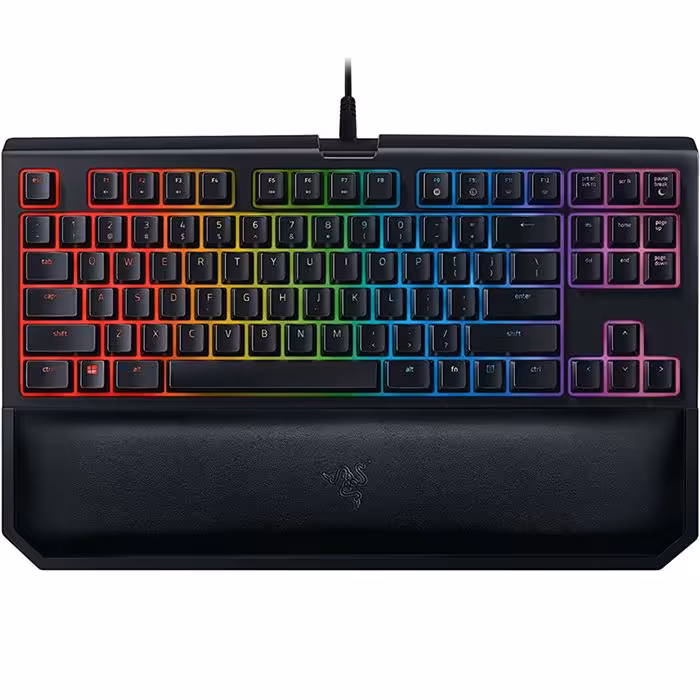 کیبورد مکانیکی مخصوص بازی ریزر مدل  Razer BlackWidow Tournament Edition Chroma V2