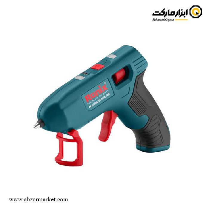 تفنگ چسب حرارتی شارژی رونیکس 20 وات مدل 8538