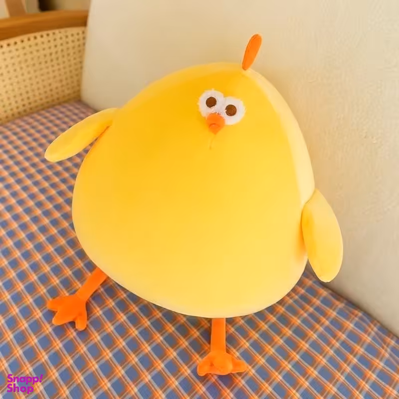 عروسک طرح جوجه مدل چاق کد JI110 ارتفاع 40 سانتی‌ متر