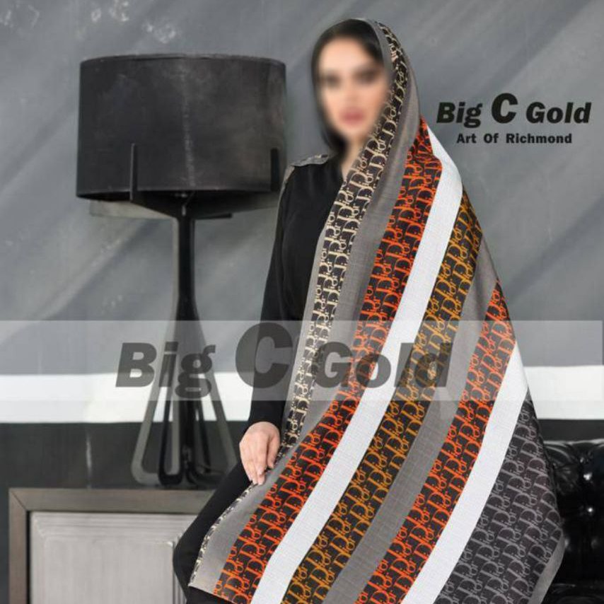 شال نخی طرح جدید ریچموند مناسب فصل بهارو تابستان نرم وسبک