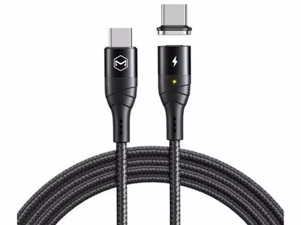 کابل شارژ سریع مگنتی تایپ‌سی به تایپ‌سی 1.2 متری مک‌دودو MCDODO Magnetic Fast Charging Data Cable Charging Cable CA-8840