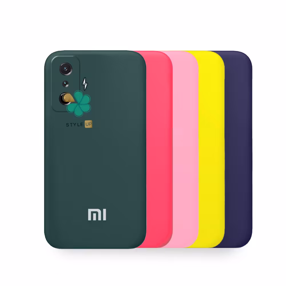 قاب گوشی شیائومی Xiaomi Poco F4 GT مدل سیلیکونی محافظ لنز دار