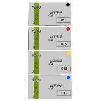 ست 4 رنگ کارتریج تونر لیزر رنگی ایرانیکا 045 (با ضمانت و گارانتی)