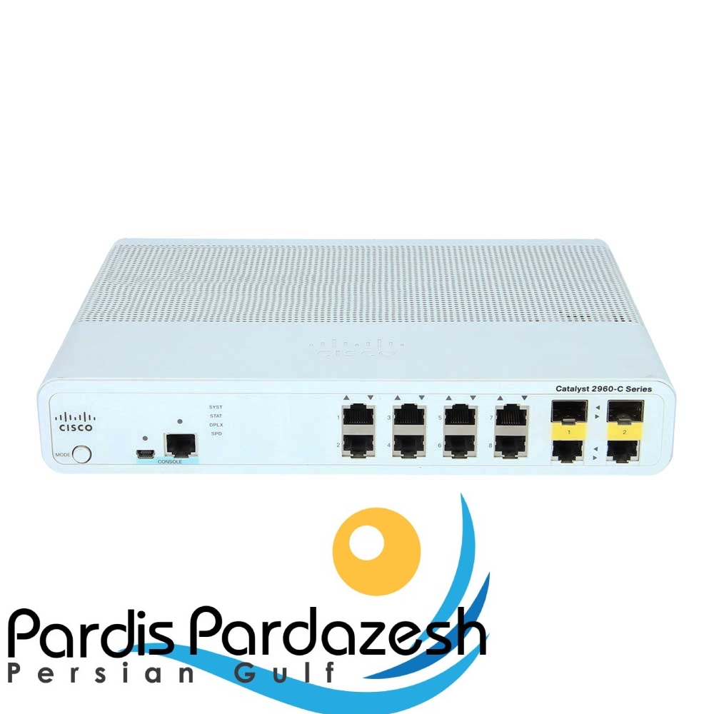 سوئیچ سیسکو مدل WS-C2960C-8TC-Lسوئیچ سیسکو مدل WS-C2960C-8TC-L