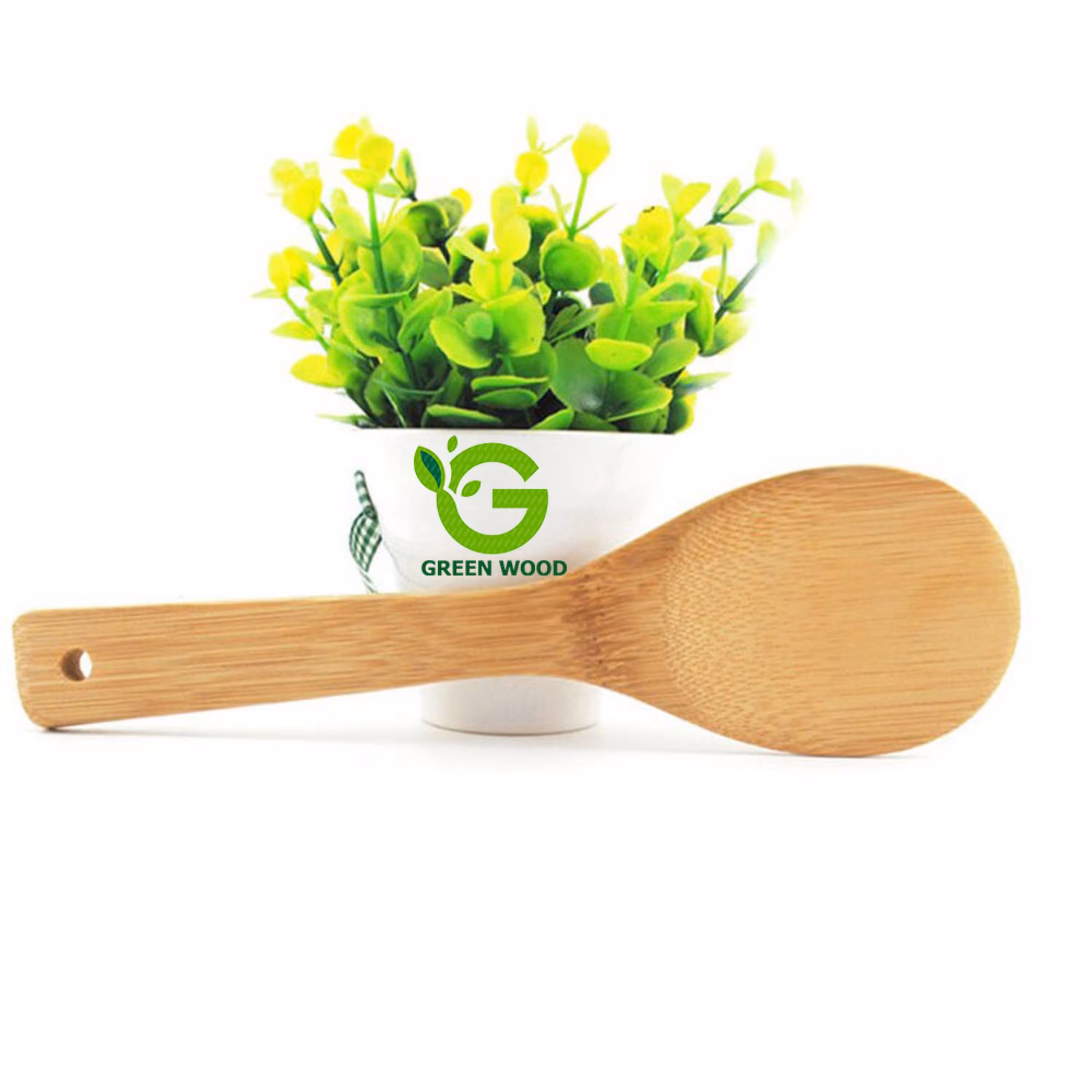 قاشق آشپزی چوبی بامبو کد Gw130301002