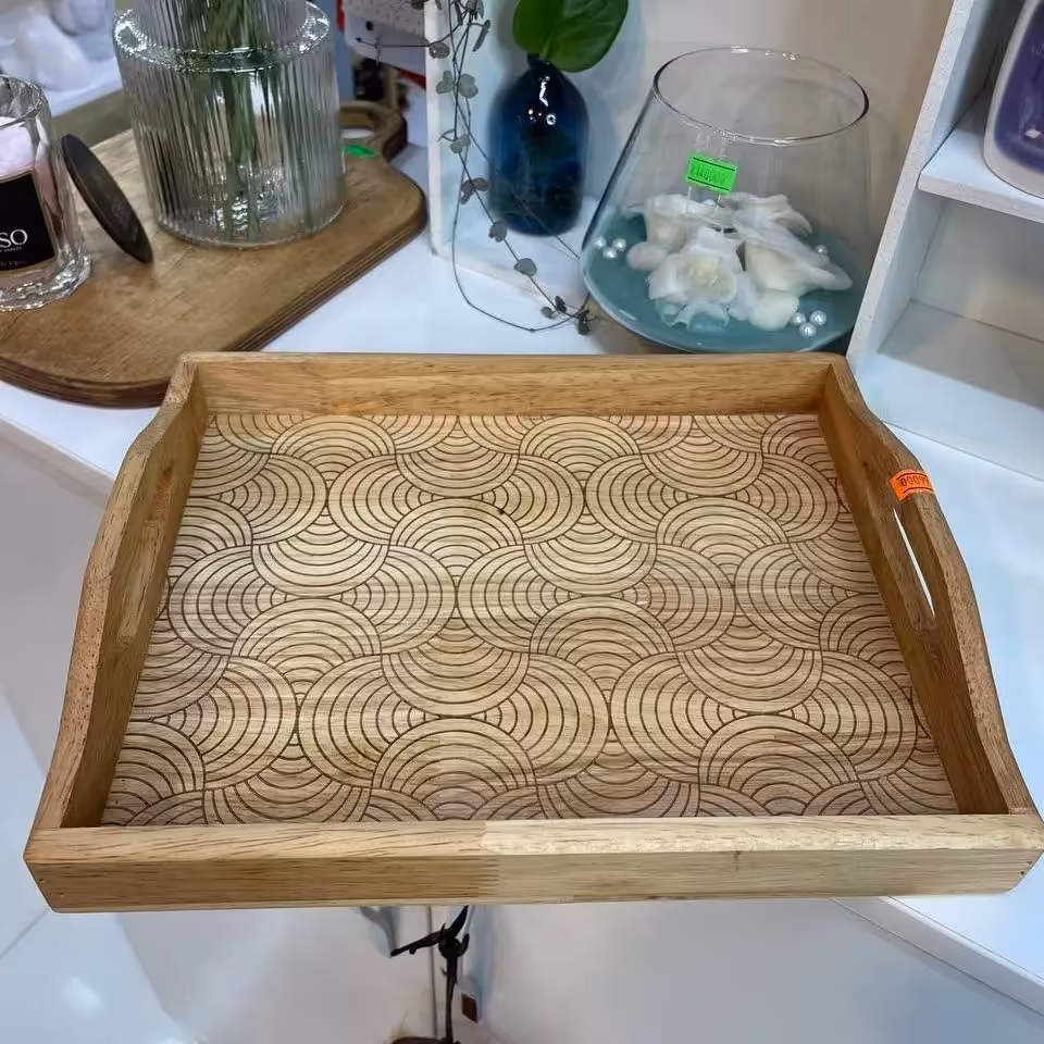 سینی پذیرایی طرح دار