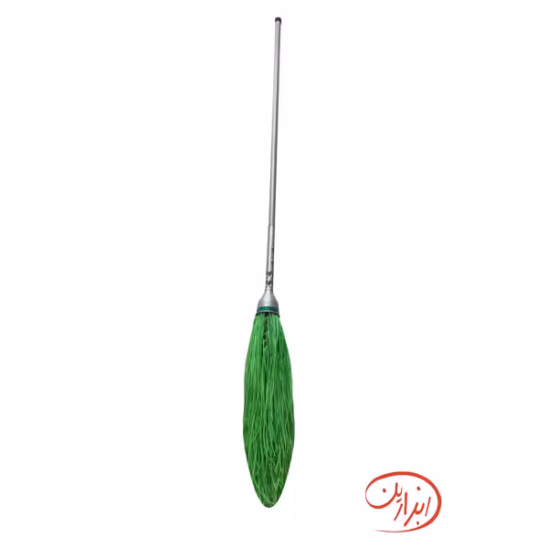 جارو فراشی پلاستیکی با دسته فلزی حرفه ای