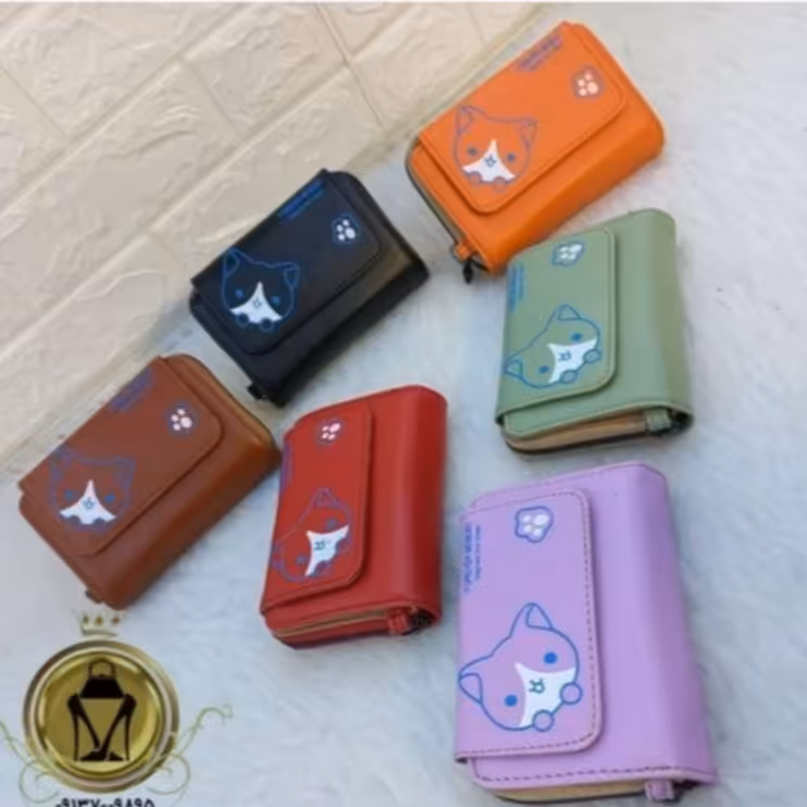 کیف پول طرح گربه 