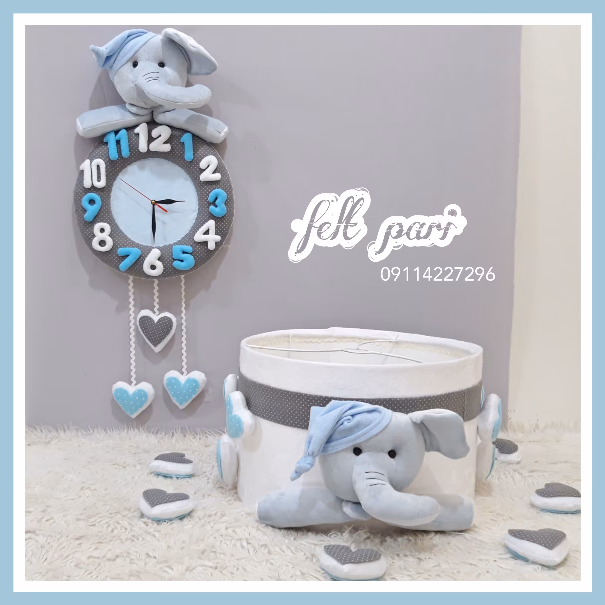 لوستر سایز بزرگ و ساعت 