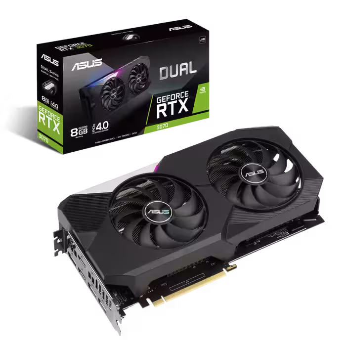 کارت گرافیک  ایسوس مدل ‎ DUAL-RTX3070-8G-V2حافظه 8 گیگابایت