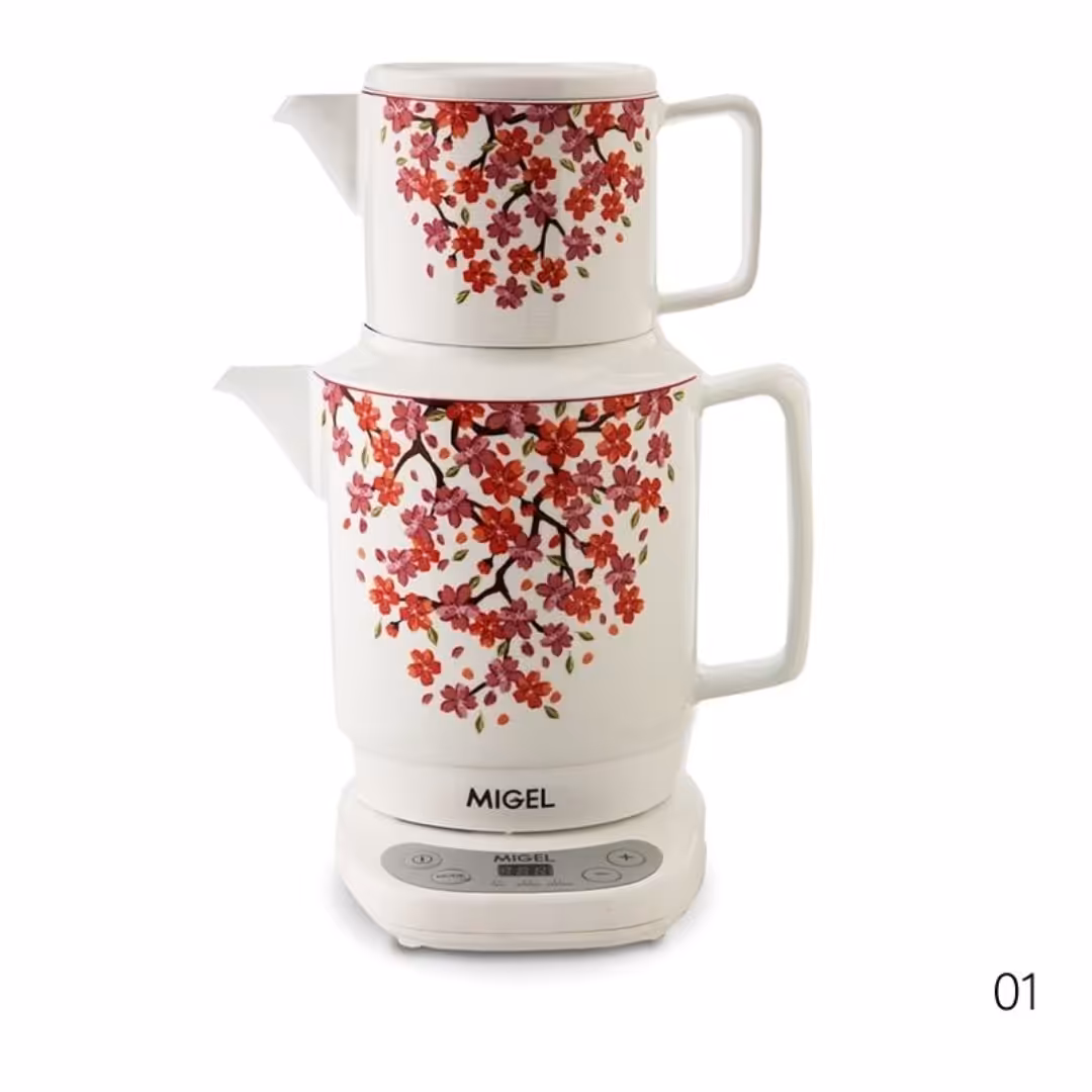 چای ساز روی همی چینی میگل مدل GTS 112  با تنوع رنگبندی