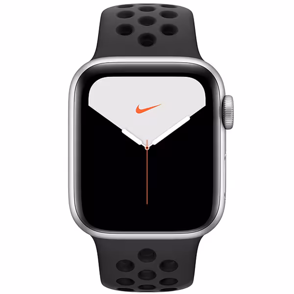 سری 5 نایکی مردانه 44 میلیمتری Silver Aluminum Case with Anthracite/Black Nike Sport Band - Hiapple.ir