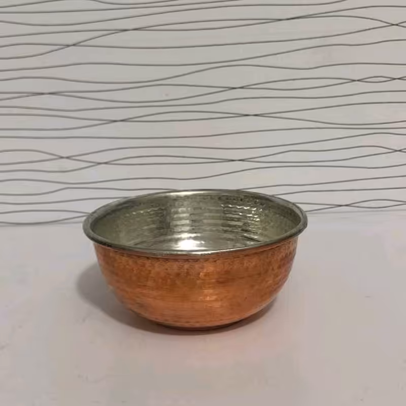 پیاله مسی سایز 3 ماست خوری