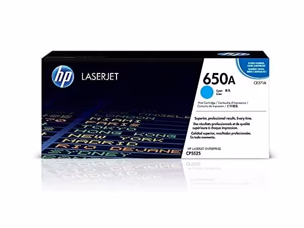 کارتریج تونر آبی اچ پی 650A