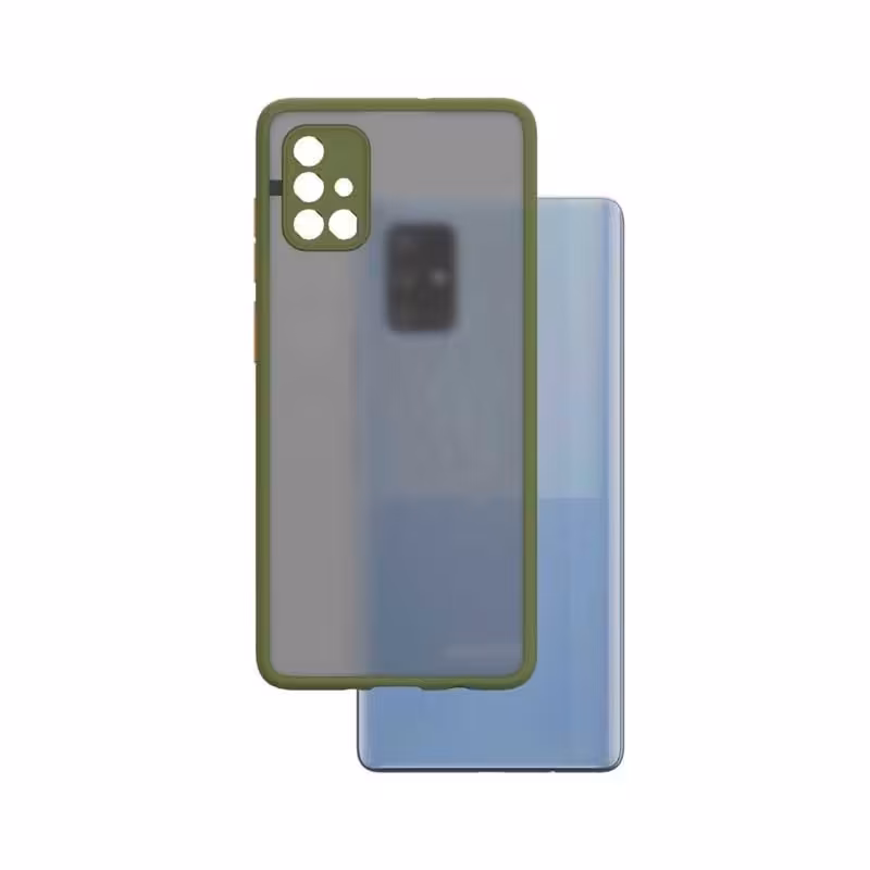 قاب پشت مات دور رنگی محافظ لنز دار گوشی موبایل سامسونگ A71  4G